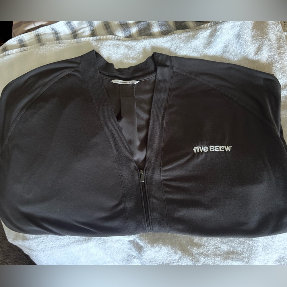 Five Below XL Grey Zip Up Cardigan